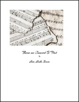 Theme on Concert B flat Concert Band sheet music cover